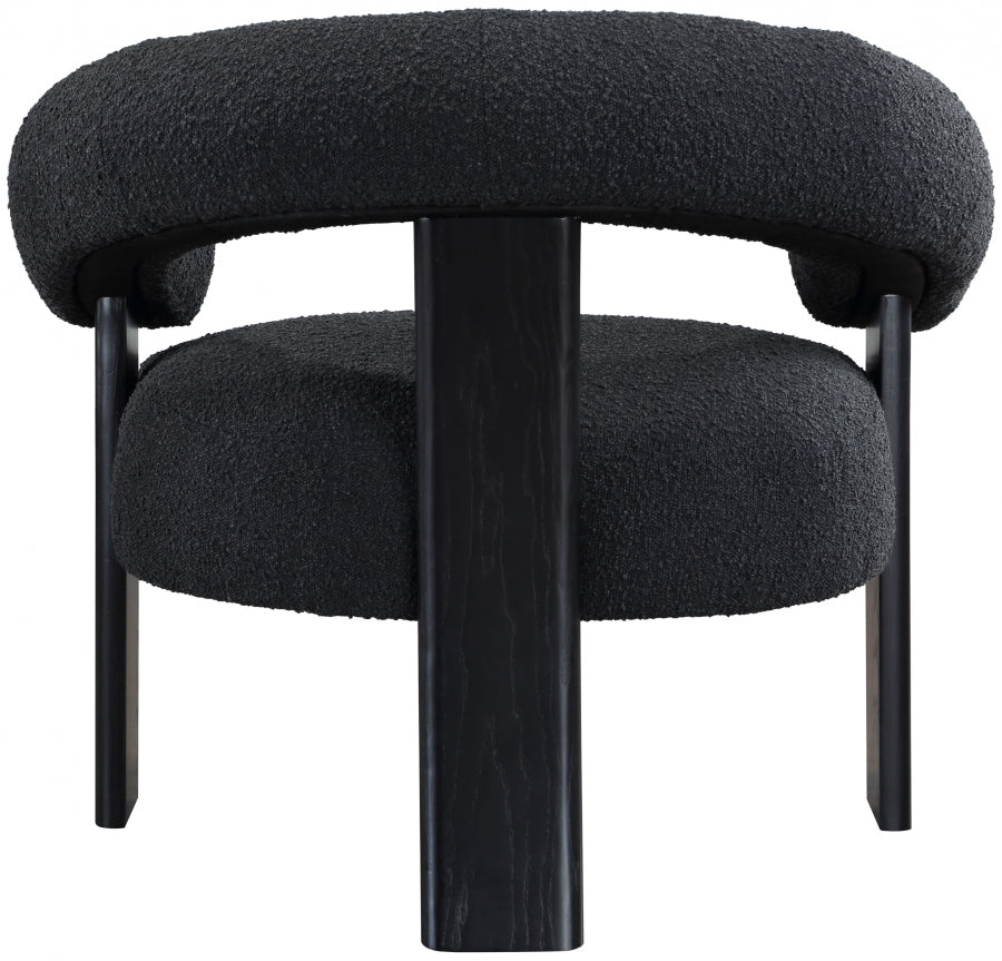 Fauteuil d'appoint rembourré en chenille Vivi
