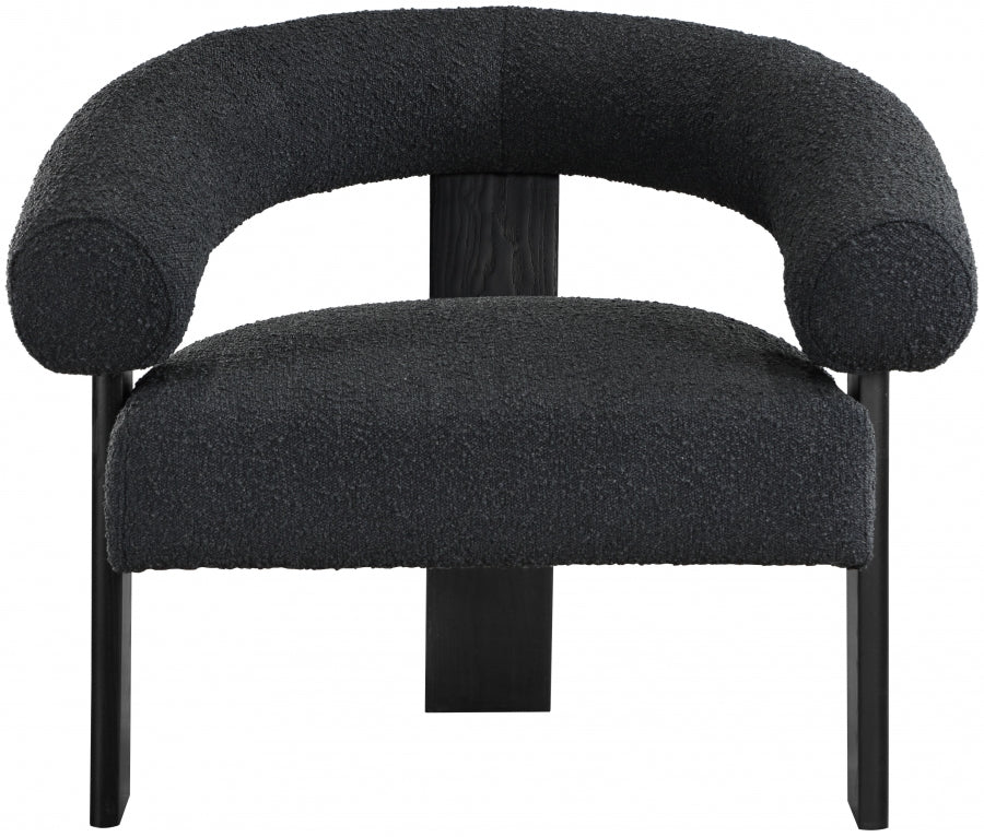 Fauteuil d'appoint rembourré en chenille Vivi