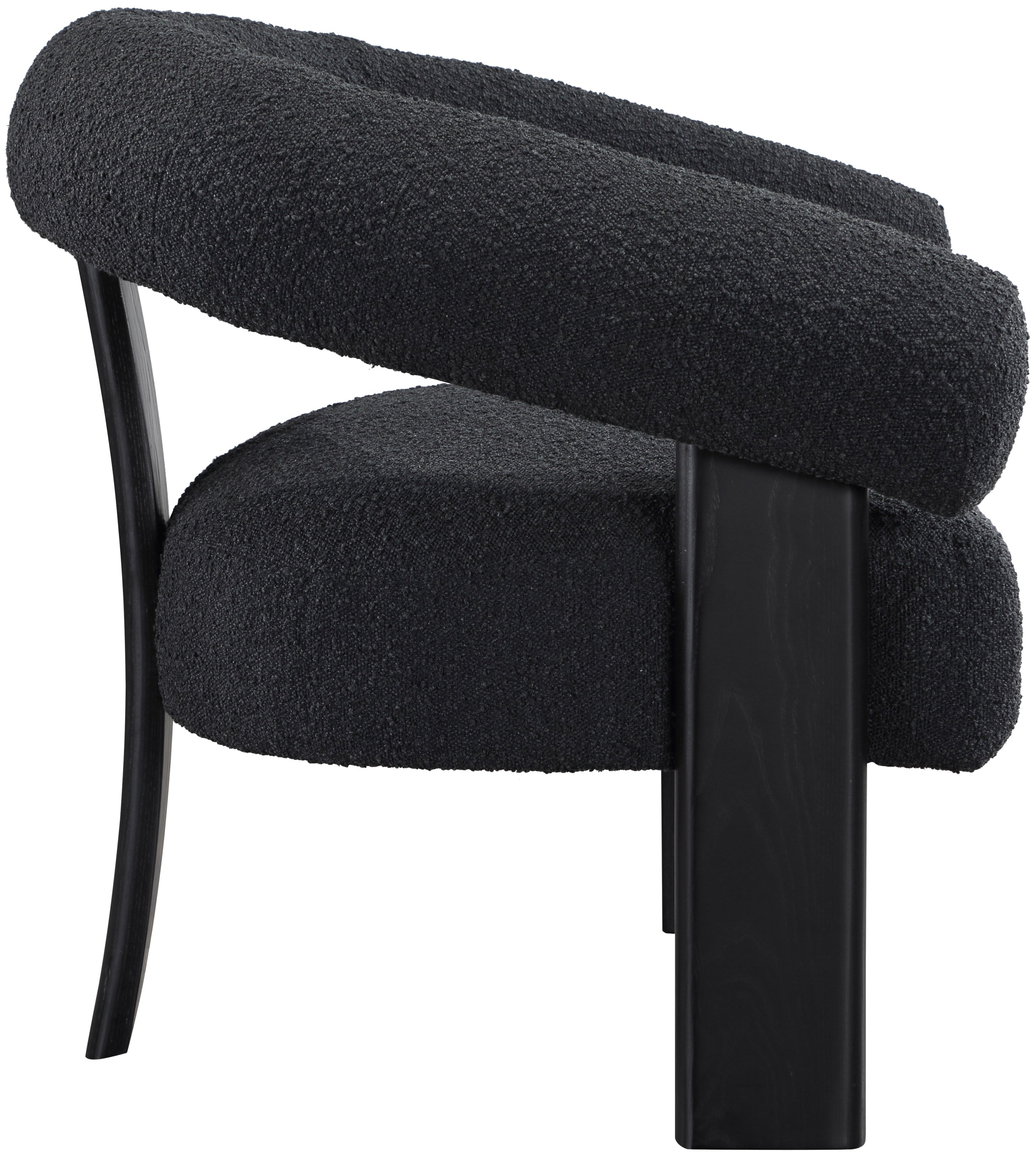 Fauteuil d'appoint rembourré en chenille Vivi
