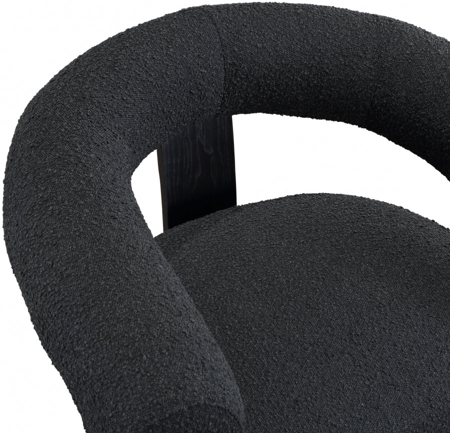 Fauteuil d'appoint rembourré en chenille Vivi