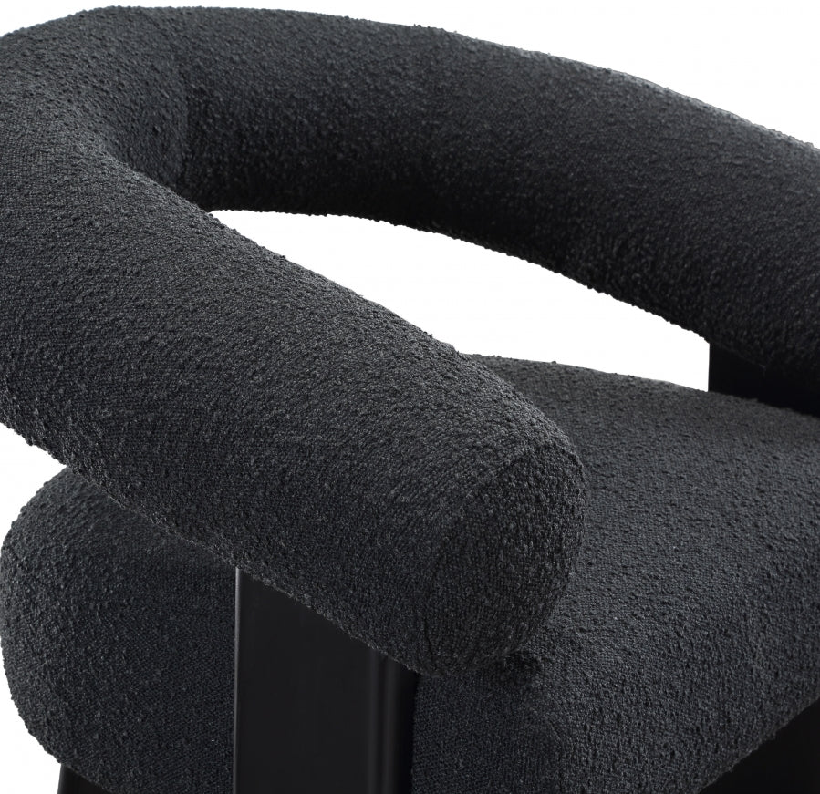 Fauteuil d'appoint rembourré en chenille Vivi