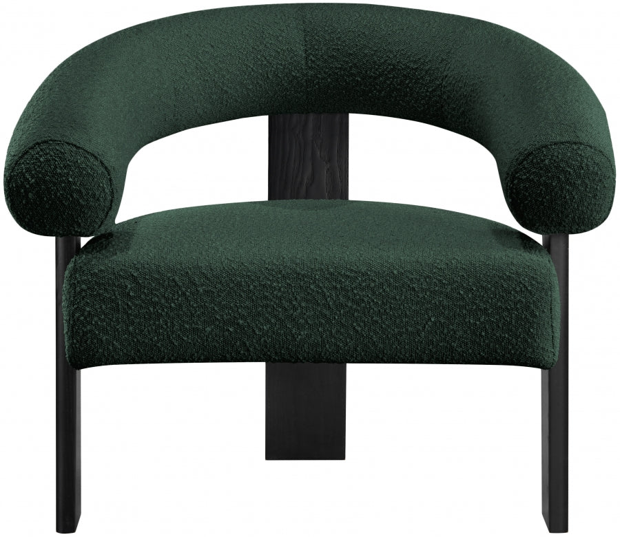 Fauteuil d'appoint rembourré en chenille Vivi