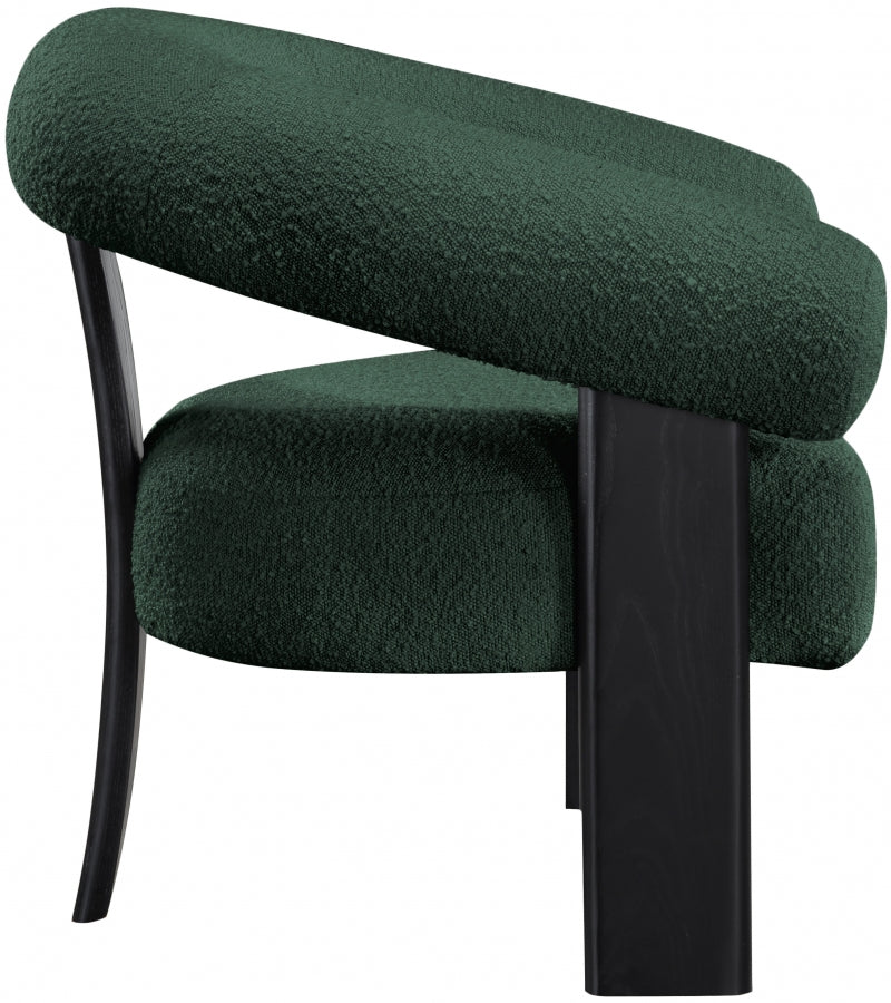 Fauteuil d'appoint rembourré en chenille Vivi