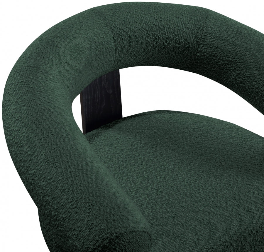 Fauteuil d'appoint rembourré en chenille Vivi