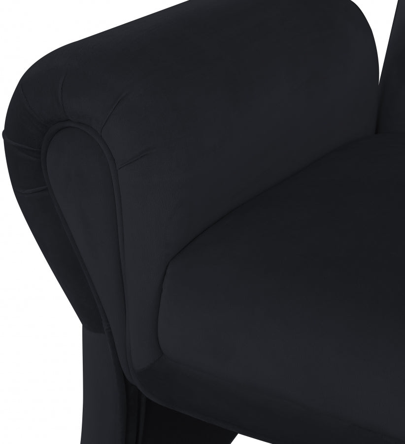 Fleurette Velvet Upholstered Accent Chair