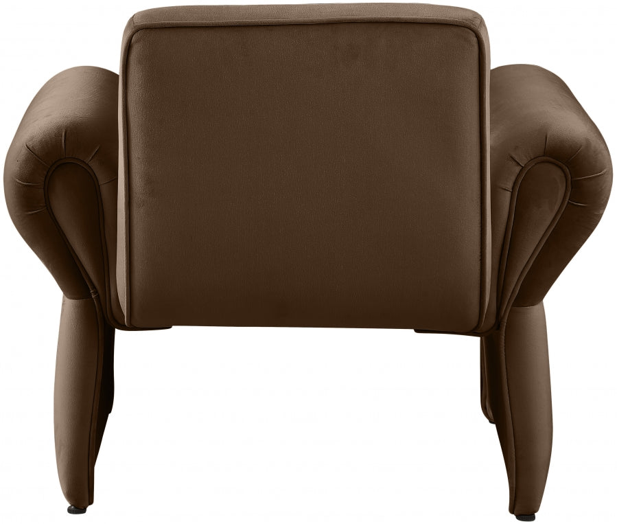 Fleurette Velvet Upholstered Accent Chair