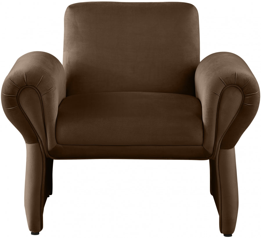 Fleurette Velvet Upholstered Accent Chair