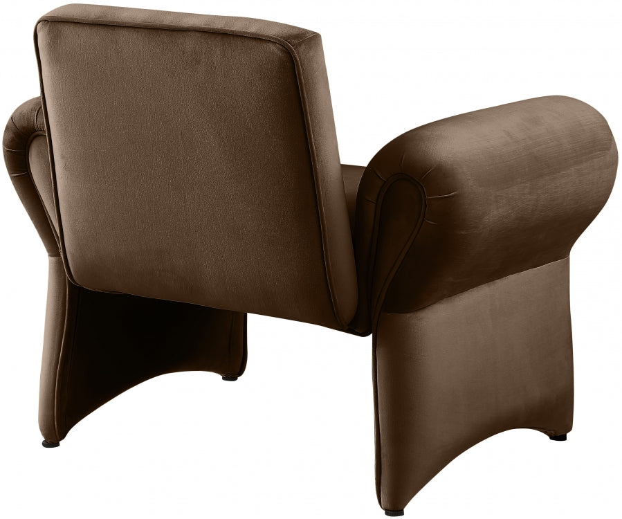 Fleurette Velvet Upholstered Accent Chair