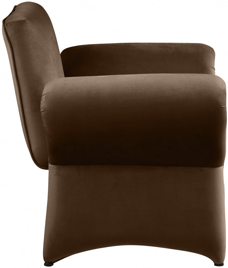 Fleurette Velvet Upholstered Accent Chair