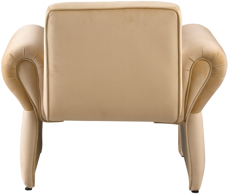 Fleurette Velvet Upholstered Accent Chair