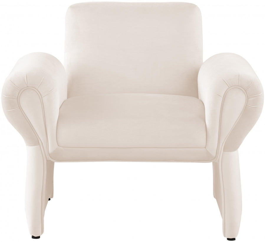 Fleurette Velvet Upholstered Accent Chair