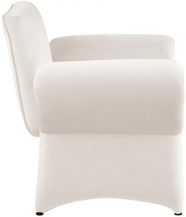 Fleurette Velvet Upholstered Accent Chair