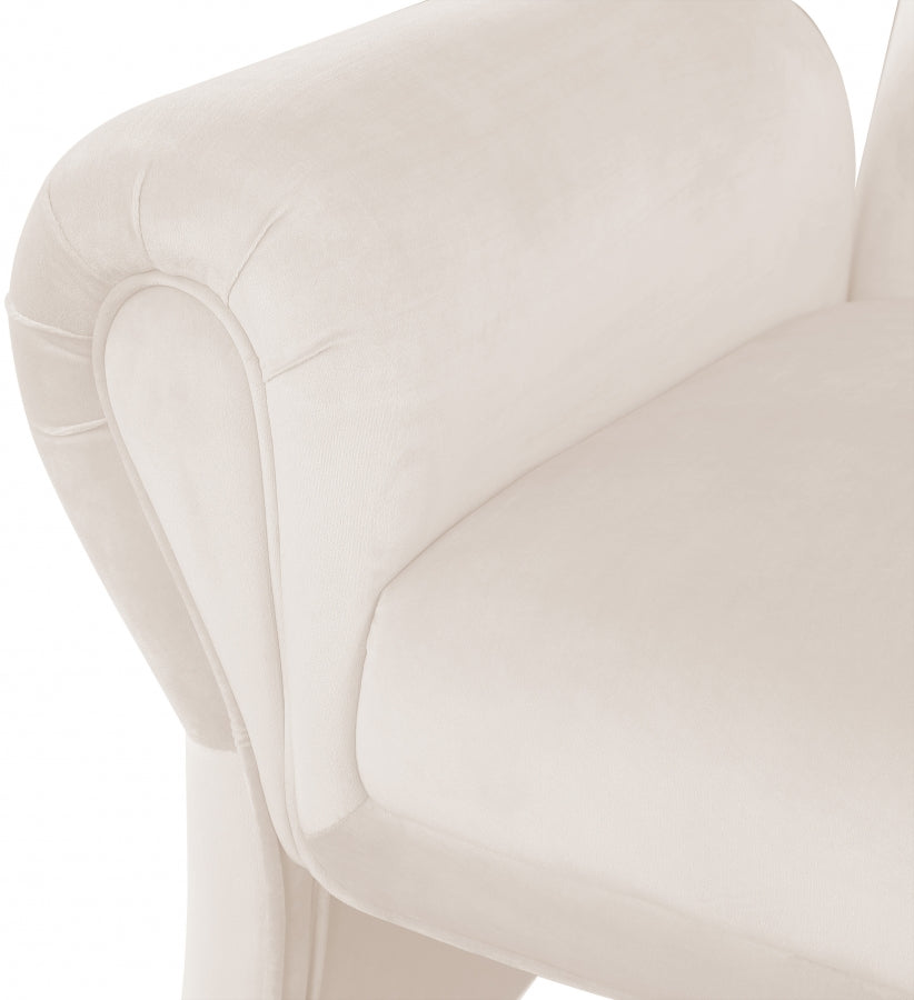 Fleurette Velvet Upholstered Accent Chair