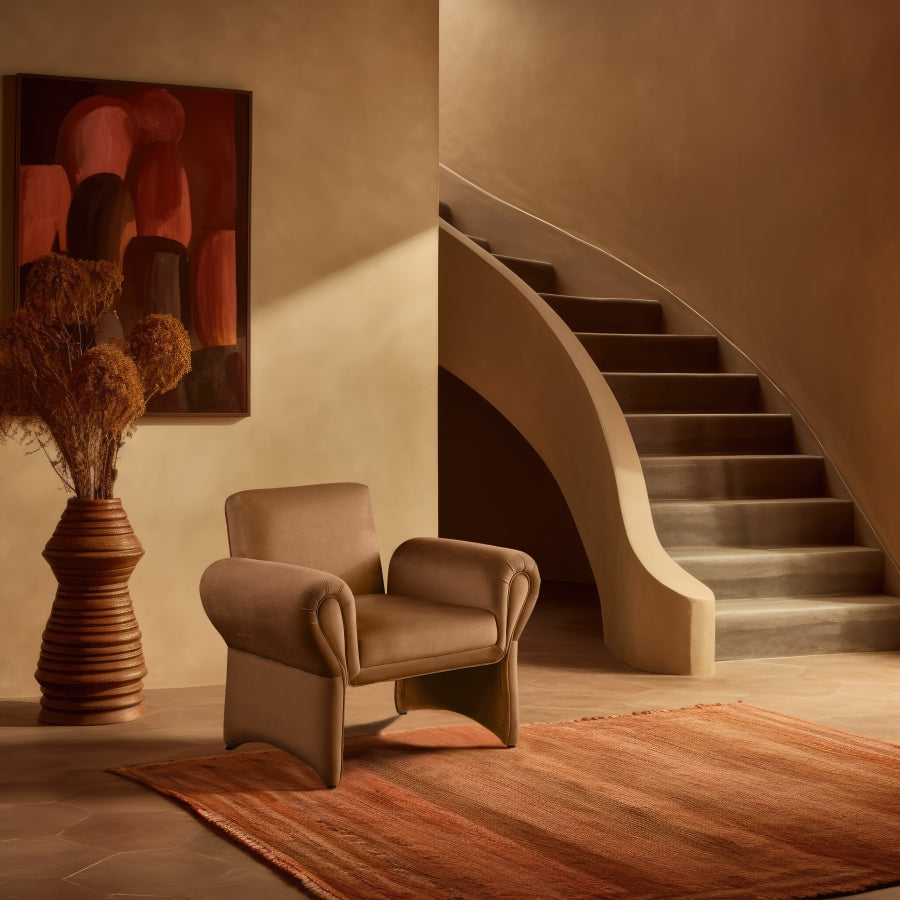 Fleurette Velvet Upholstered Accent Chair