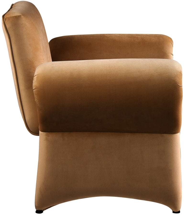 Fleurette Velvet Upholstered Accent Chair