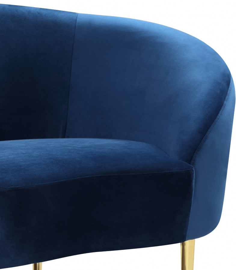 Fauteuil d'appoint rembourré en chenille Vivi