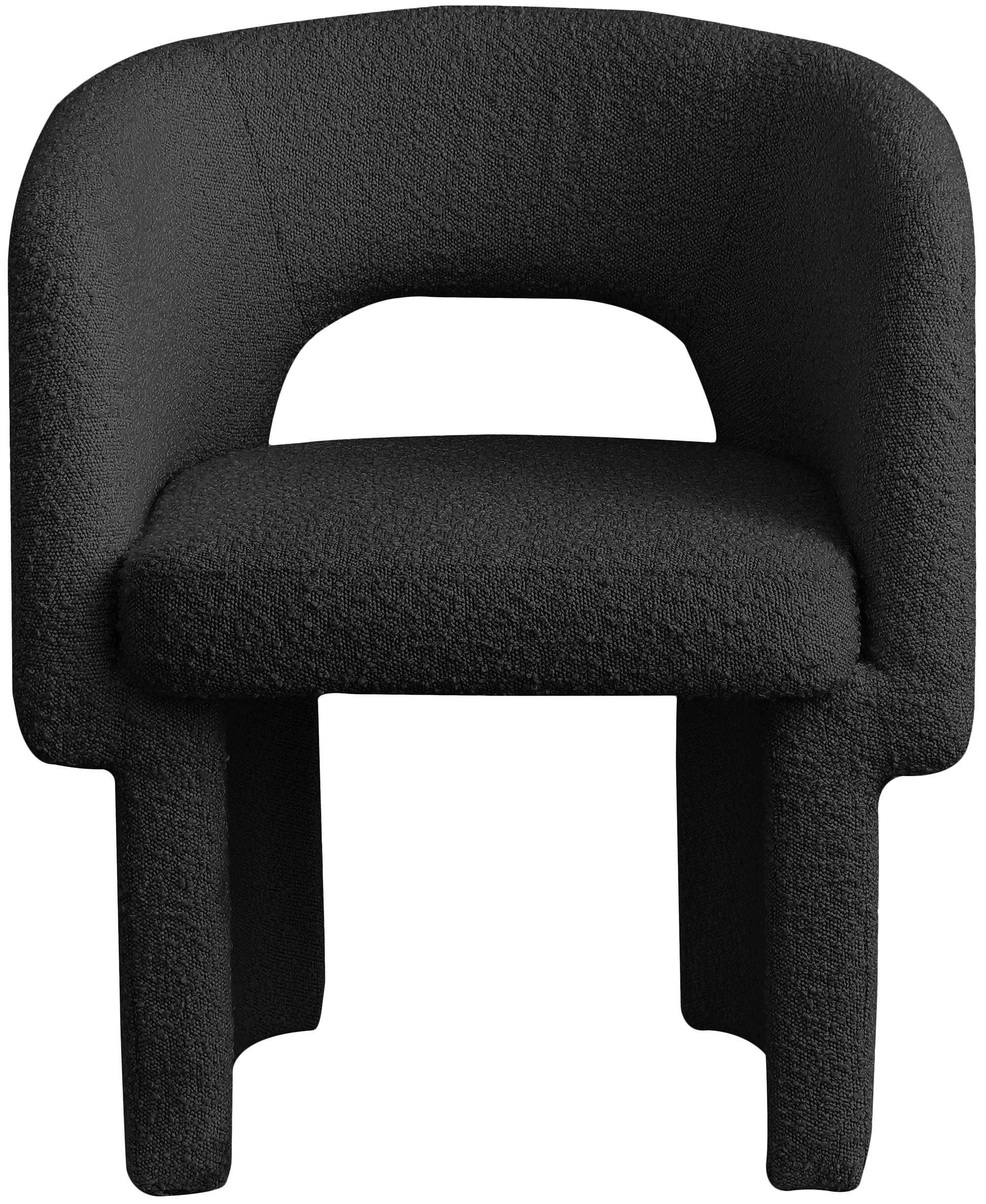 Fauteuil d'appoint rembourré en chenille Vivi