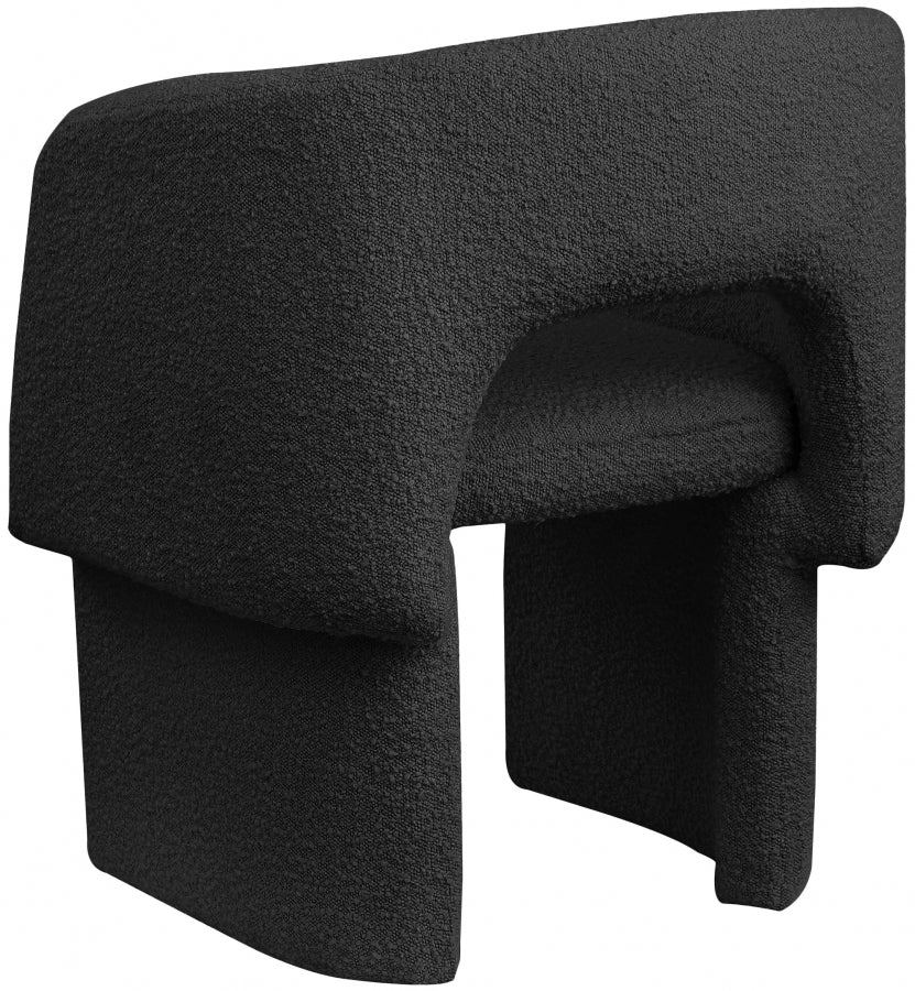 Fauteuil d'appoint rembourré en chenille Vivi