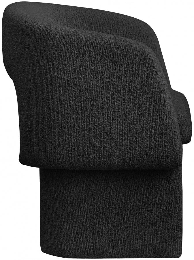 Fauteuil d'appoint rembourré en chenille Vivi