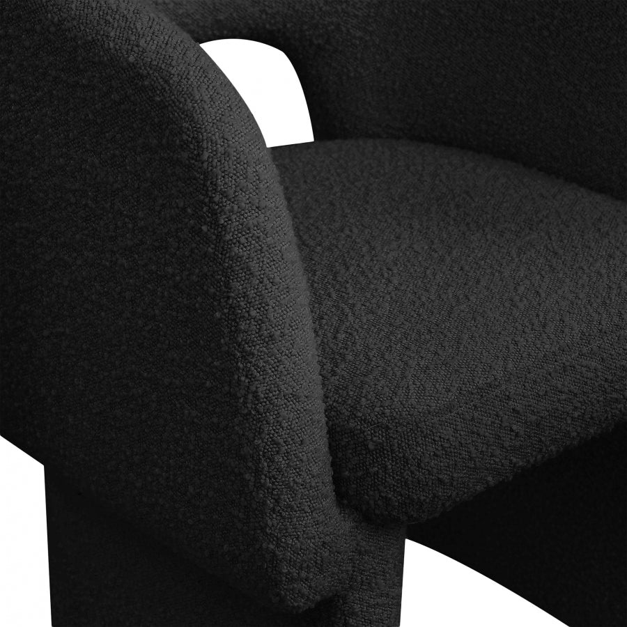 Fauteuil d'appoint rembourré en chenille Vivi