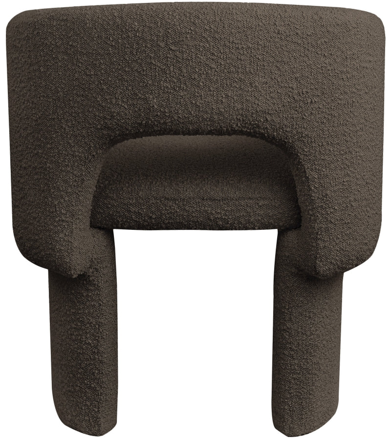 Fauteuil d'appoint rembourré en chenille Vivi