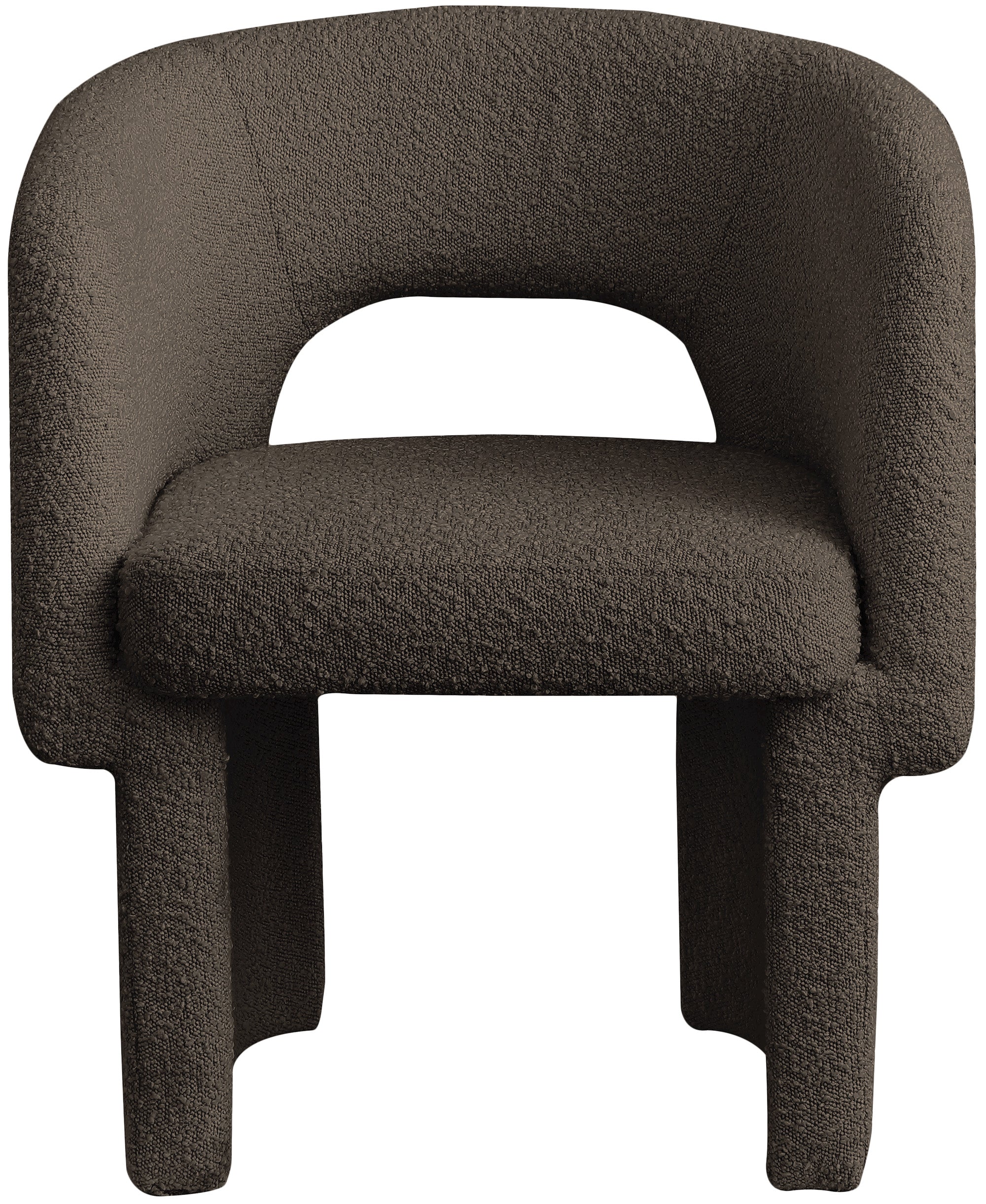 Fauteuil d'appoint rembourré en chenille Vivi