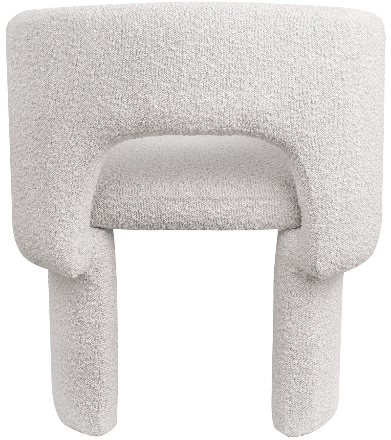 Fauteuil d'appoint rembourré en chenille Vivi