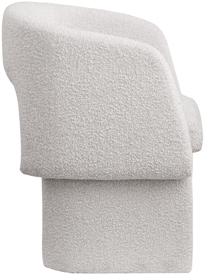 Fauteuil d'appoint rembourré en chenille Vivi