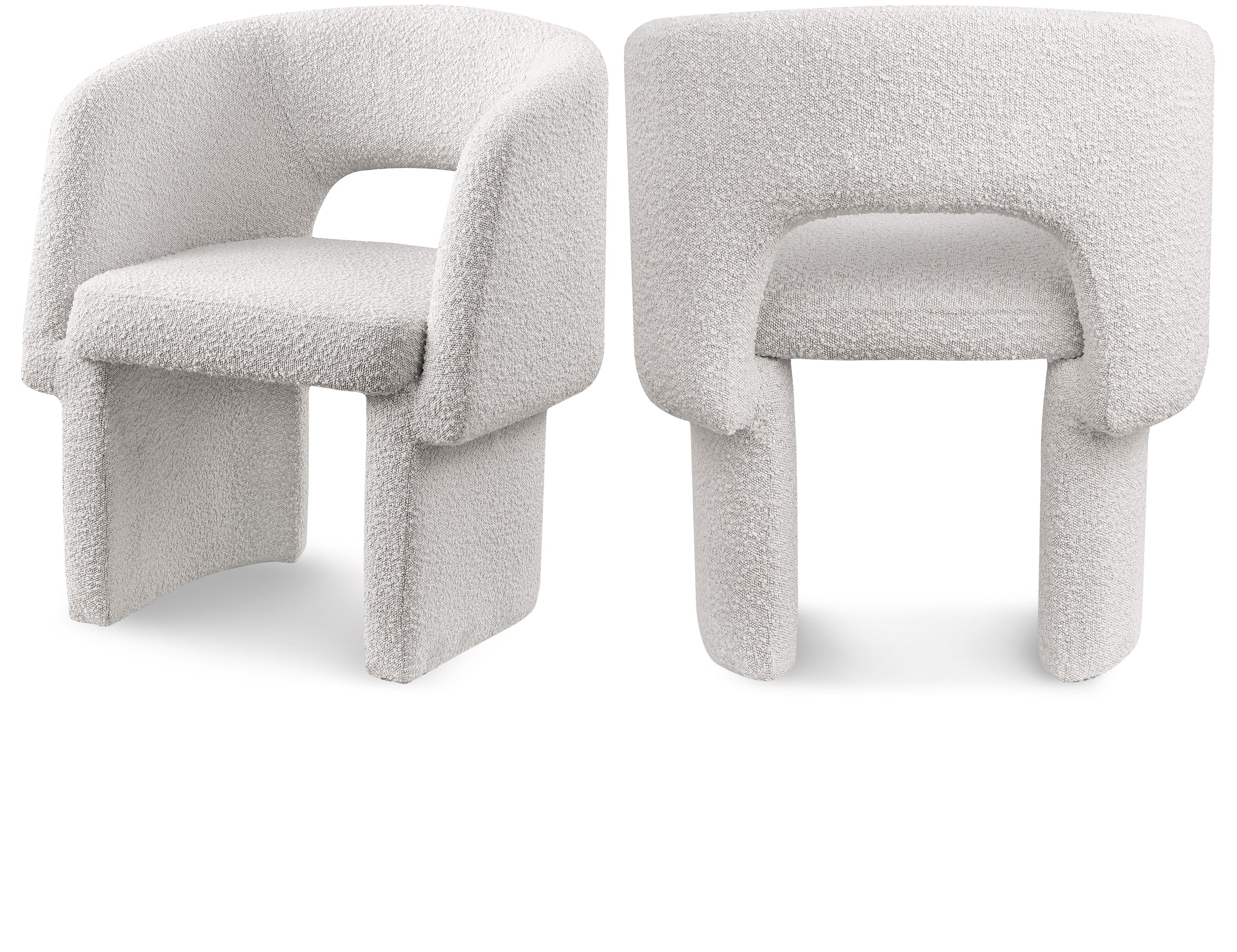 Fauteuil d'appoint rembourré en chenille Vivi