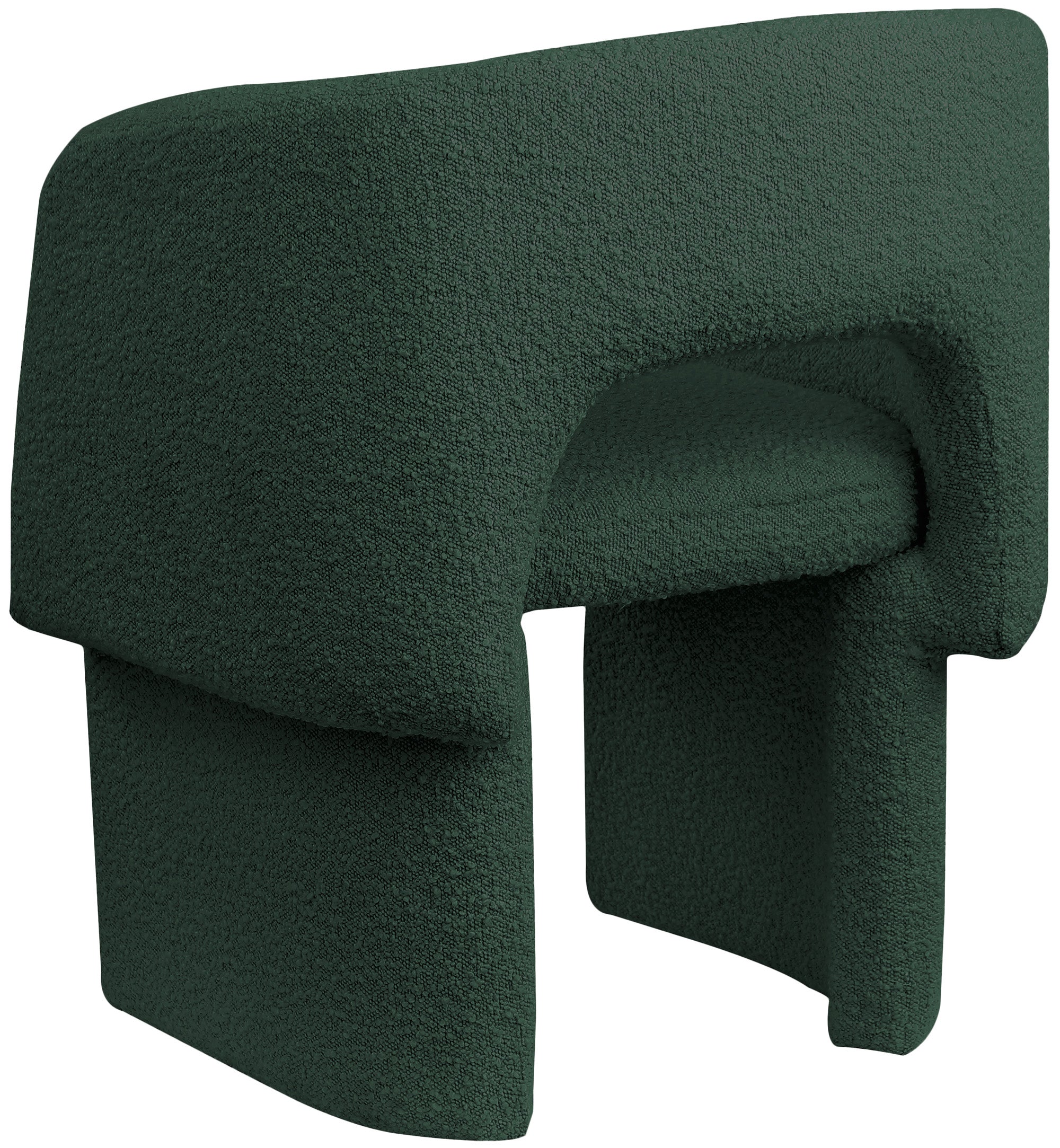Fauteuil d'appoint rembourré en chenille Vivi