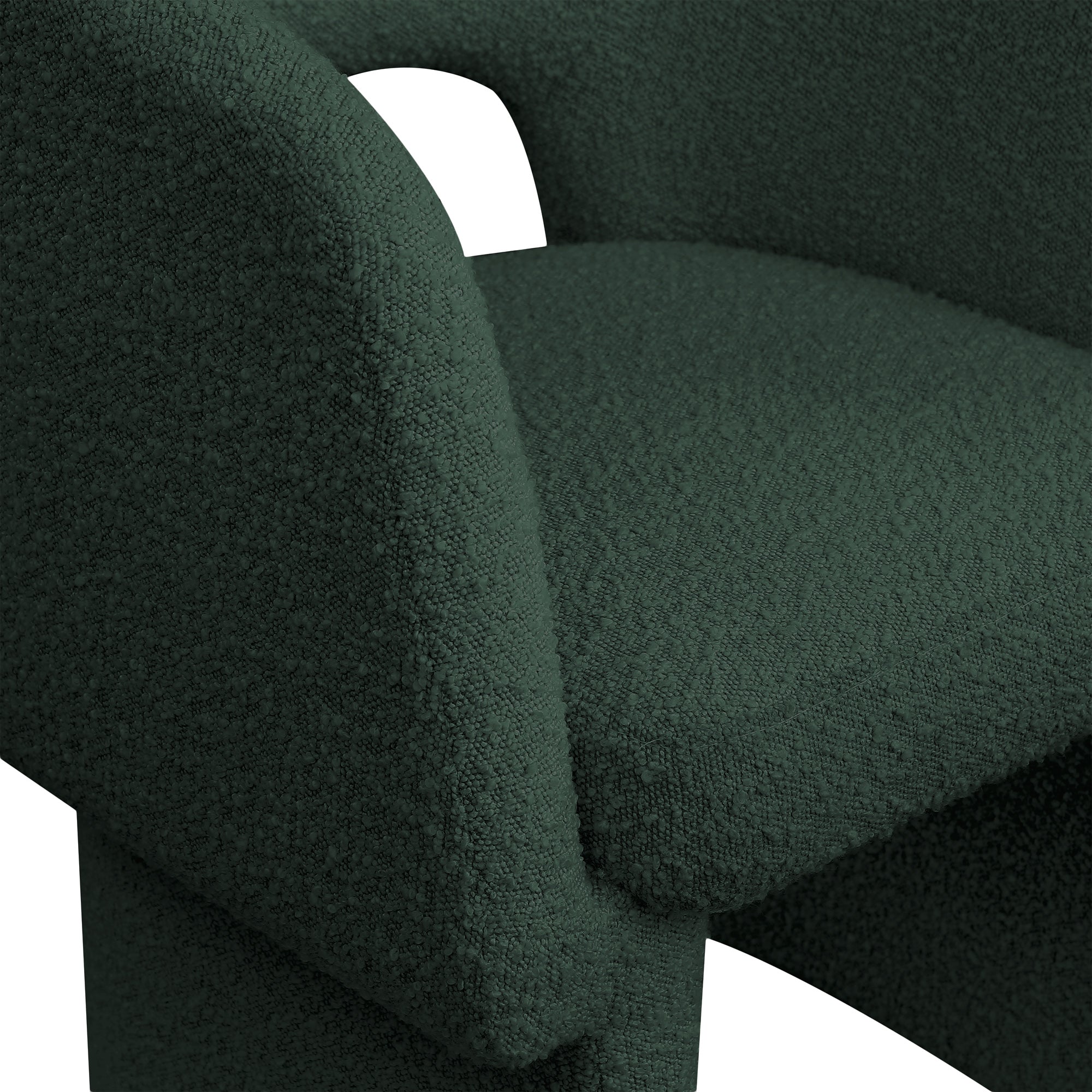Fauteuil d'appoint rembourré en chenille Vivi