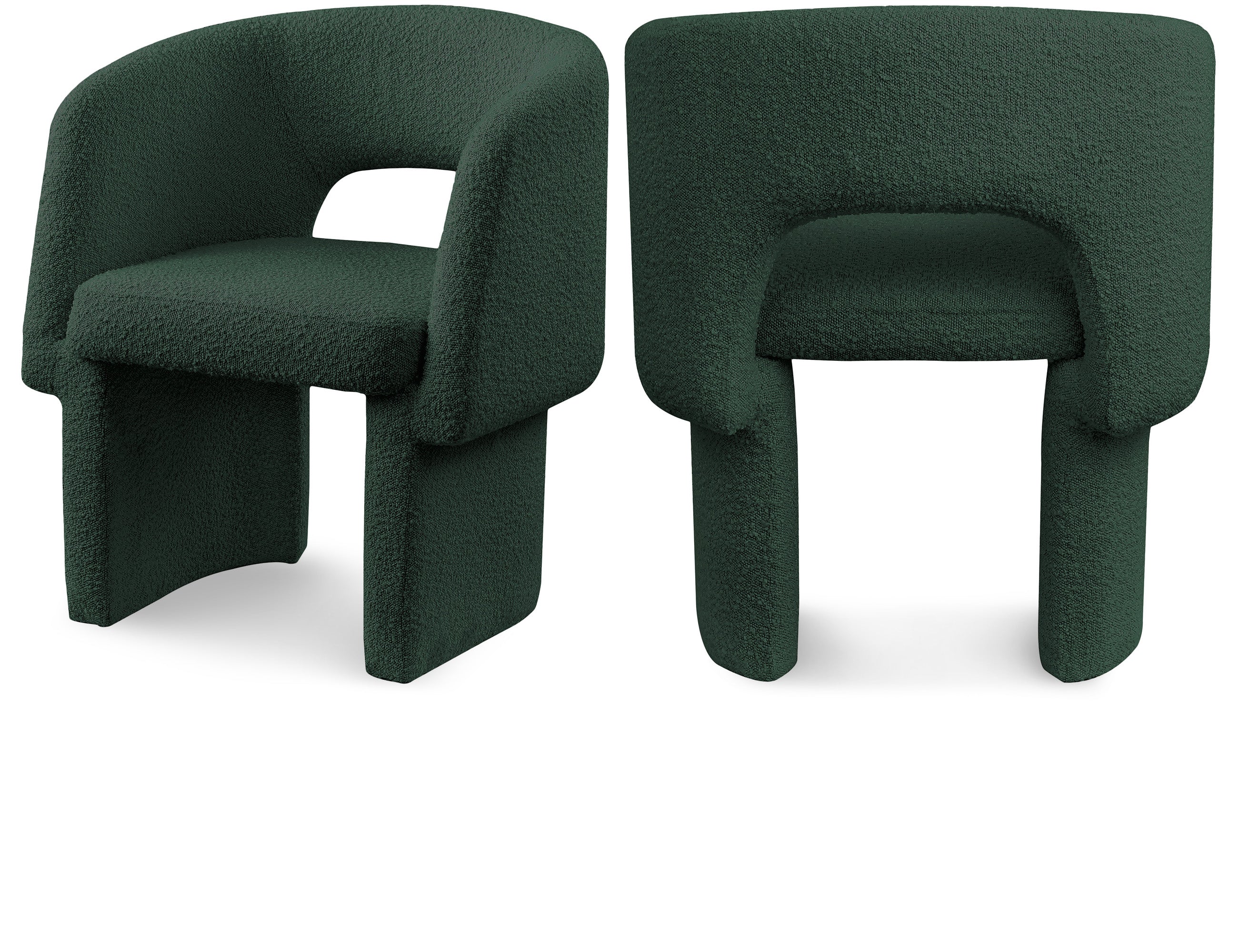 Fauteuil d'appoint rembourré en chenille Vivi