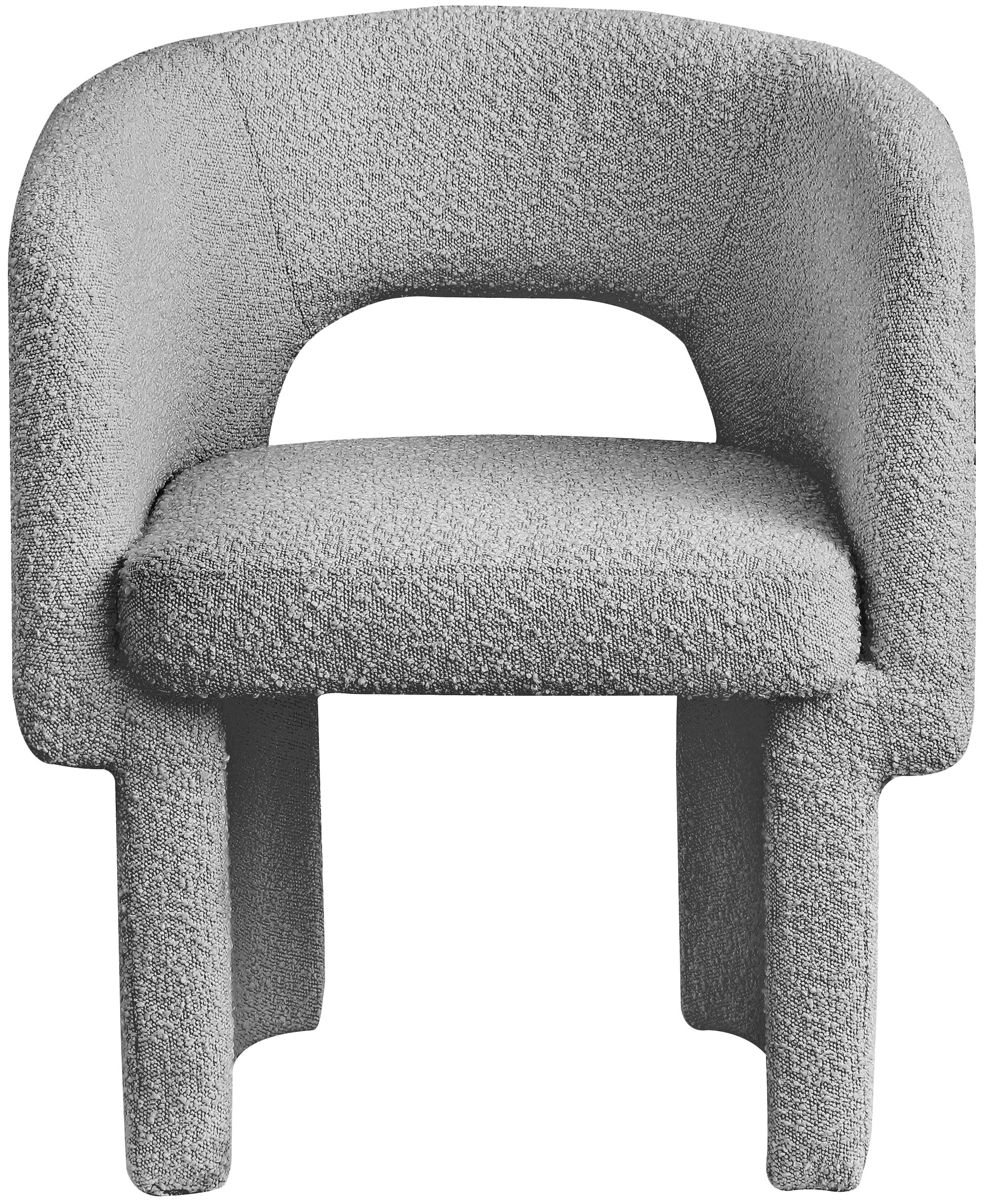 Fauteuil d'appoint rembourré en chenille Vivi
