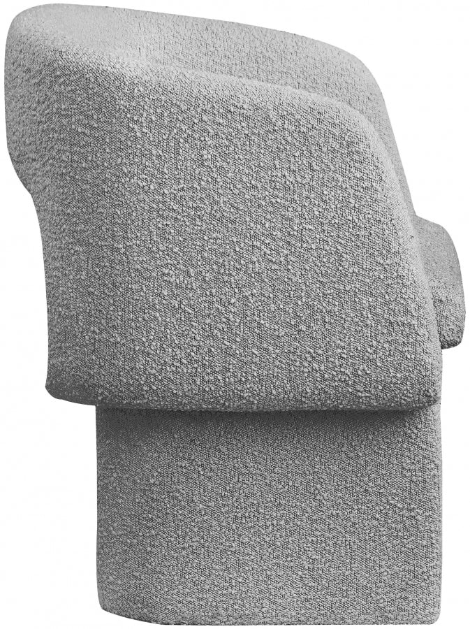 Fauteuil d'appoint rembourré en chenille Vivi