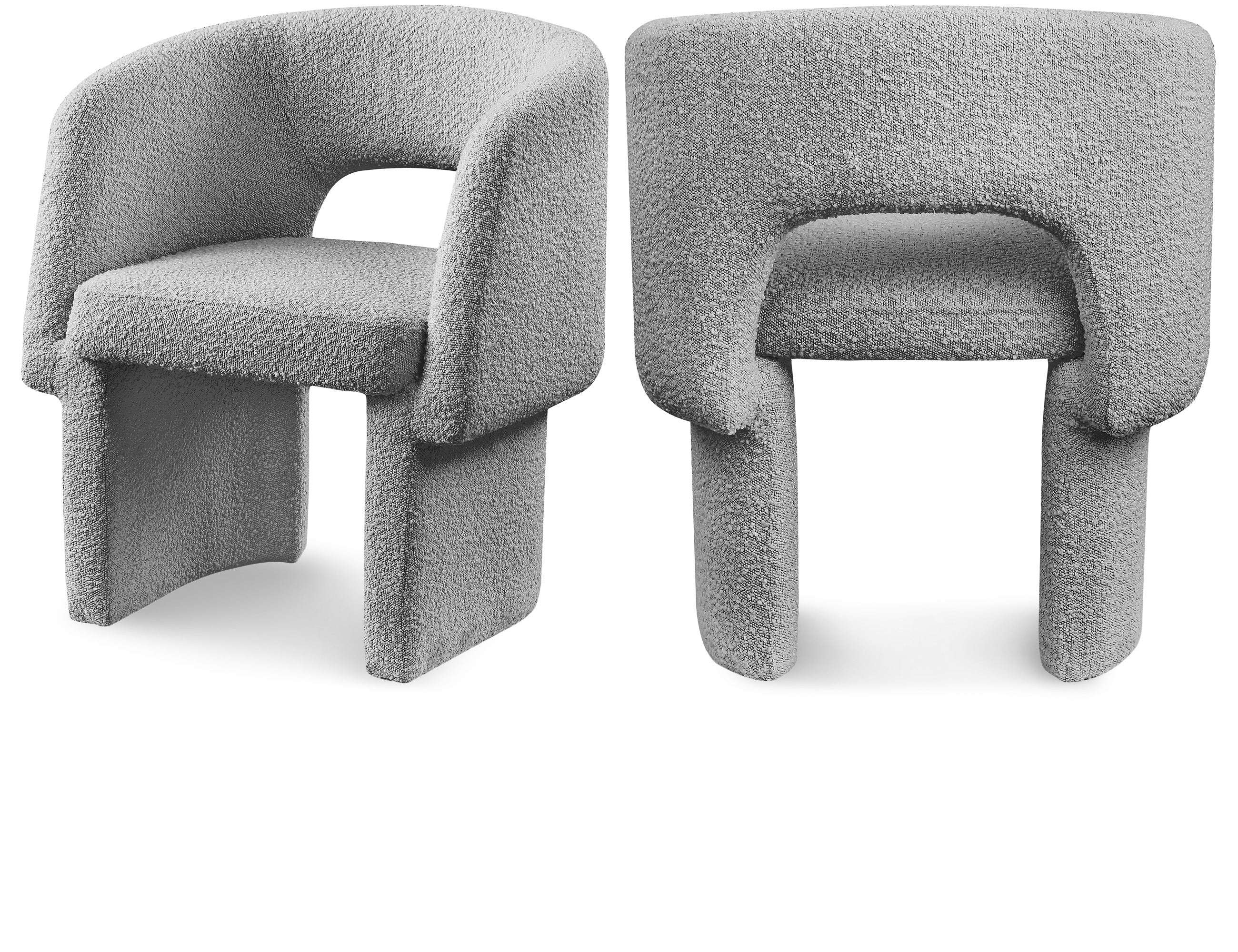 Fauteuil d'appoint rembourré en chenille Vivi