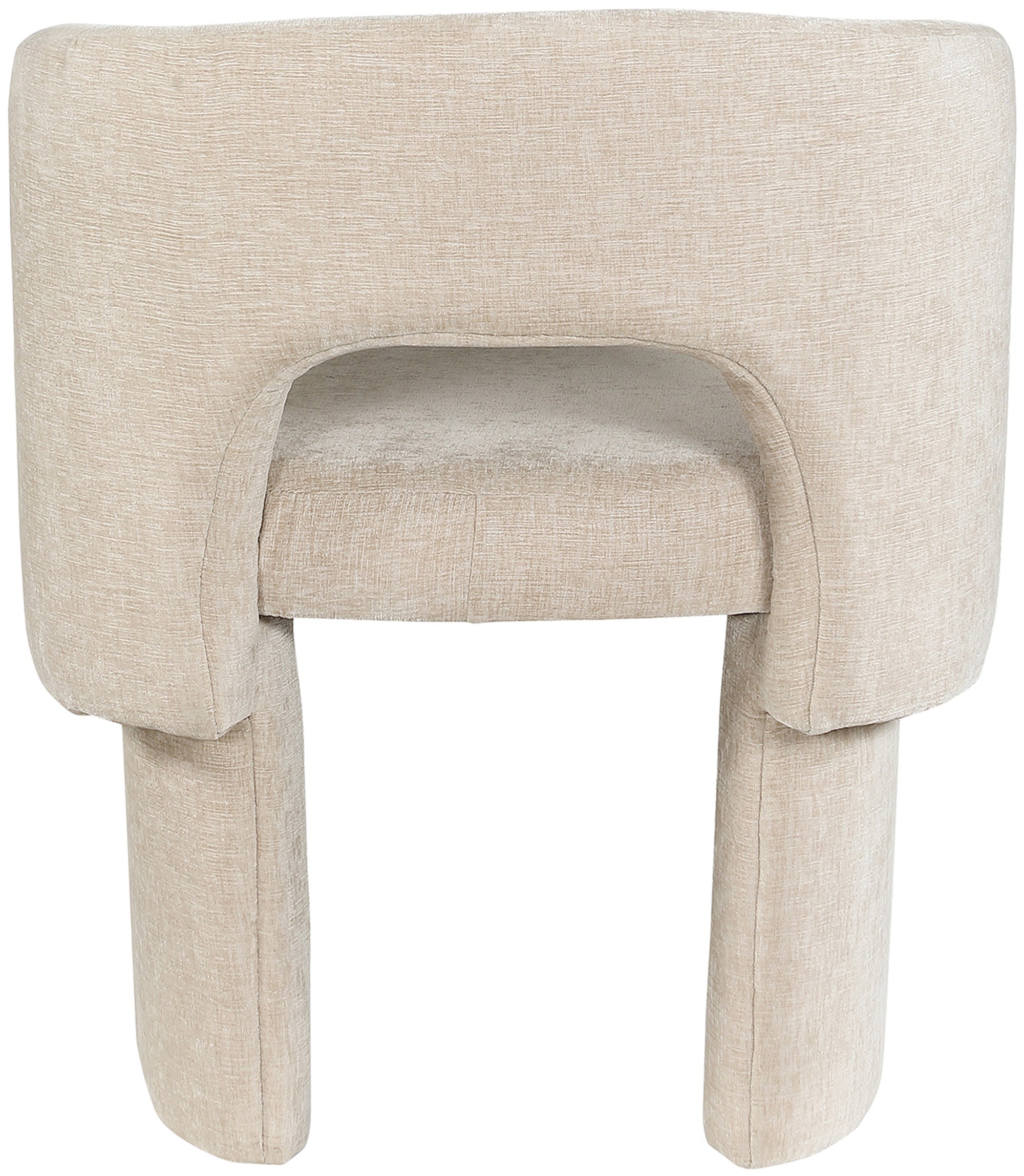 Fauteuil d'appoint rembourré en chenille Vivi