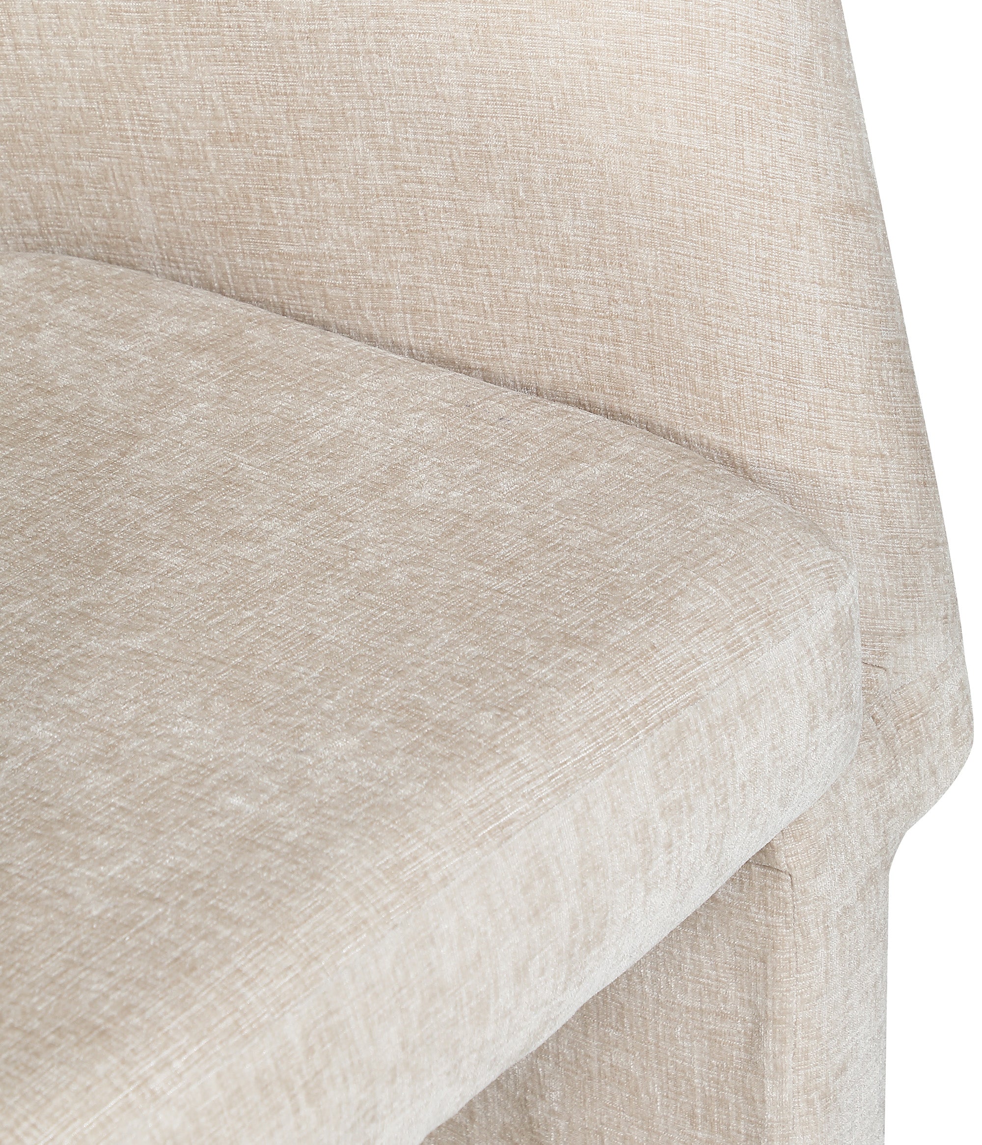 Fauteuil d'appoint rembourré en chenille Vivi