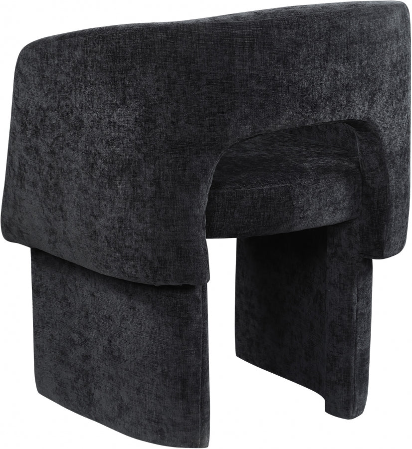 Fauteuil d'appoint rembourré en chenille Vivi