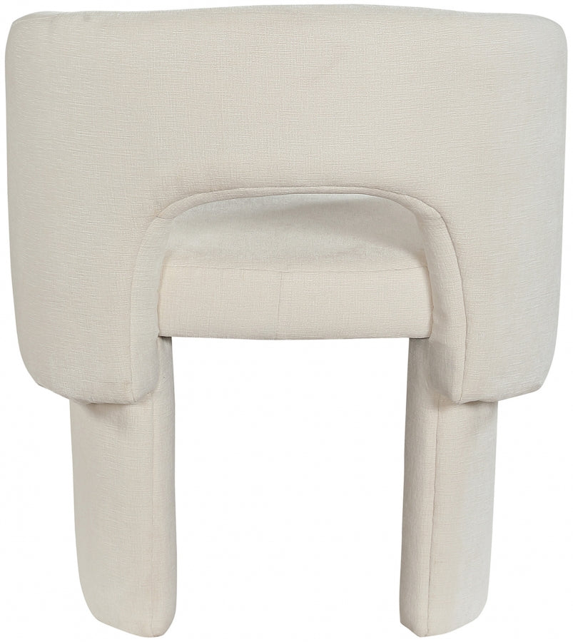 Fauteuil d'appoint rembourré en chenille Vivi