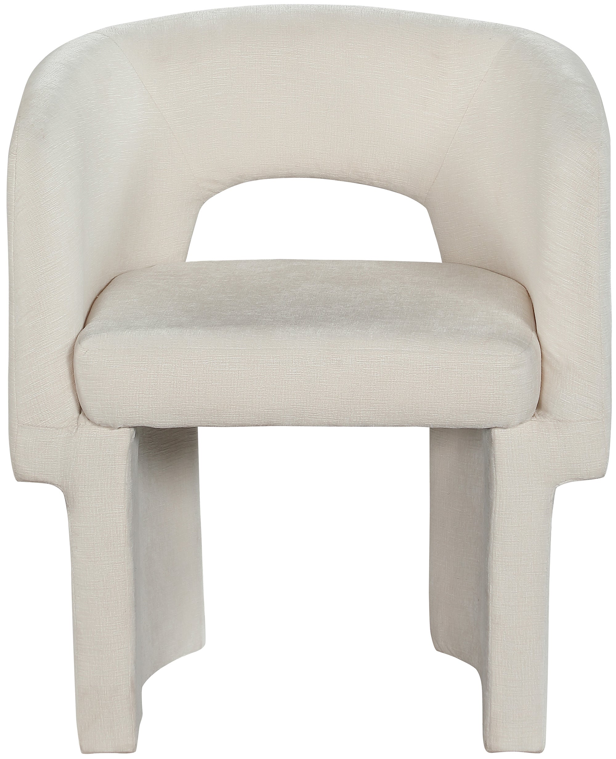 Fauteuil d'appoint rembourré en chenille Vivi