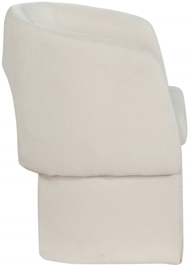 Fauteuil d'appoint rembourré en chenille Vivi