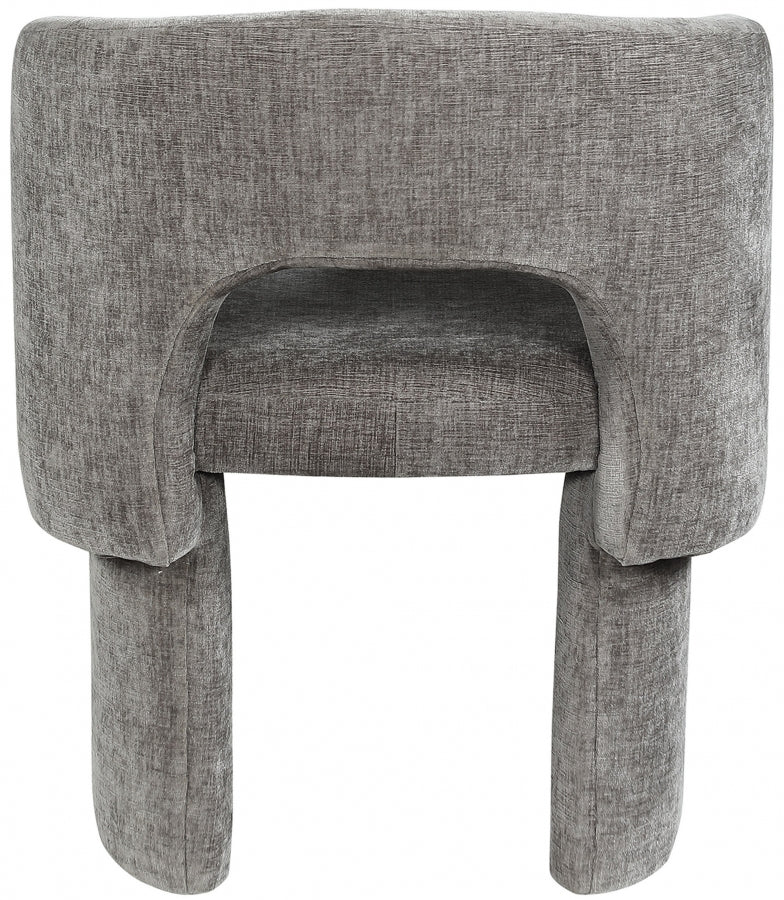 Fauteuil d'appoint rembourré en chenille Vivi