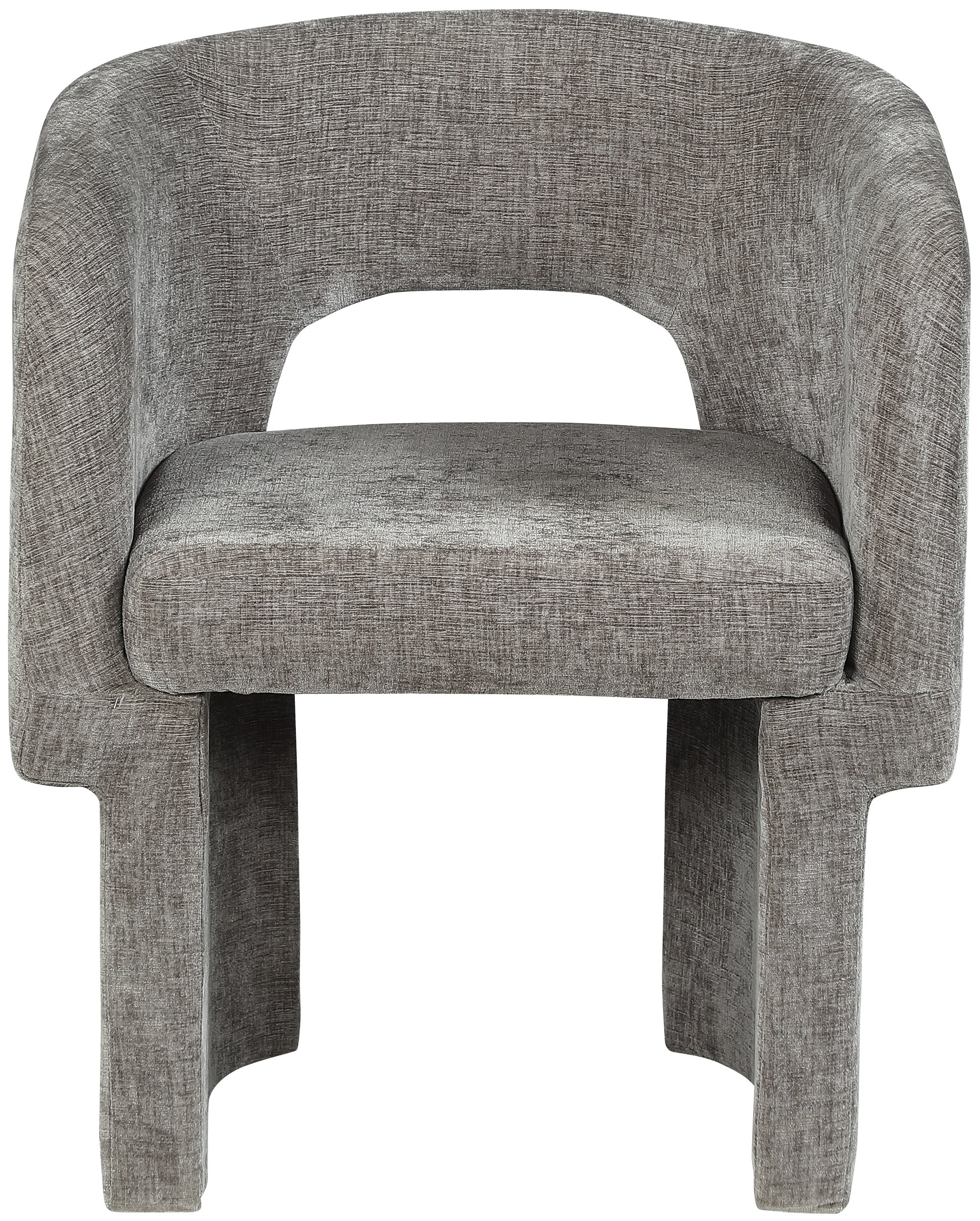 Fauteuil d'appoint rembourré en chenille Vivi