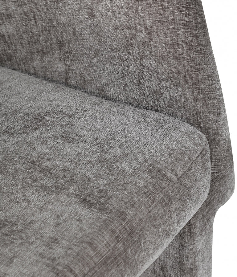 Fauteuil d'appoint rembourré en chenille Vivi