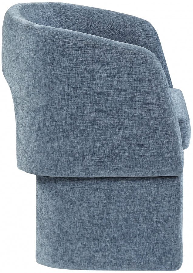 Fauteuil d'appoint rembourré en chenille Vivi