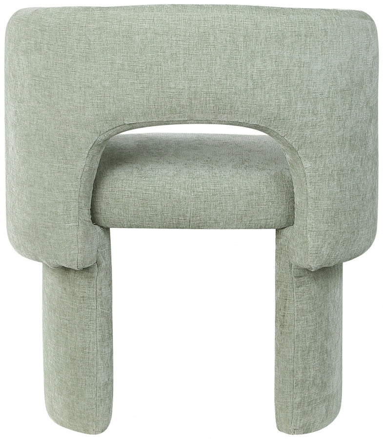 Fauteuil d'appoint rembourré en chenille Vivi