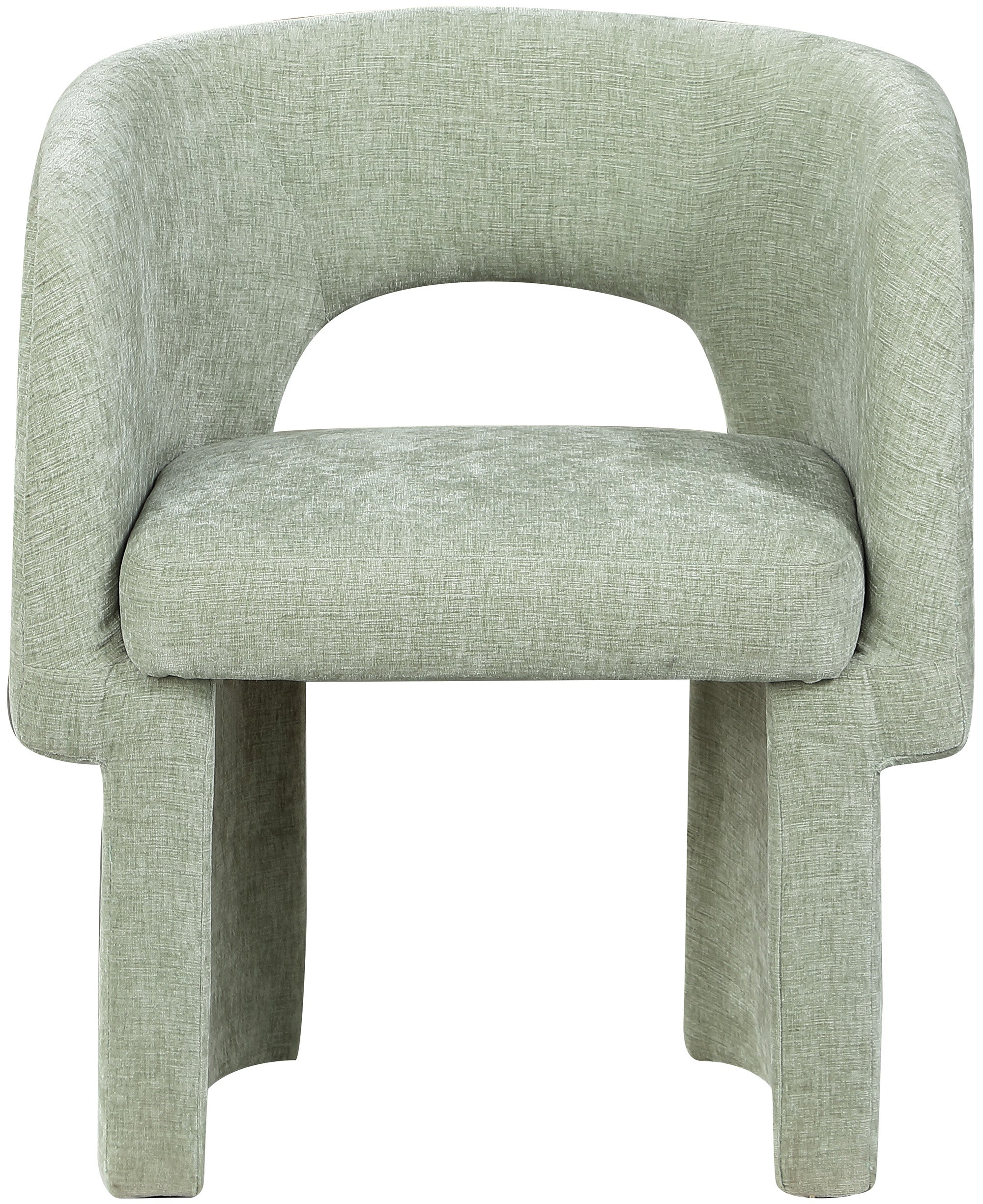 Fauteuil d'appoint rembourré en chenille Vivi