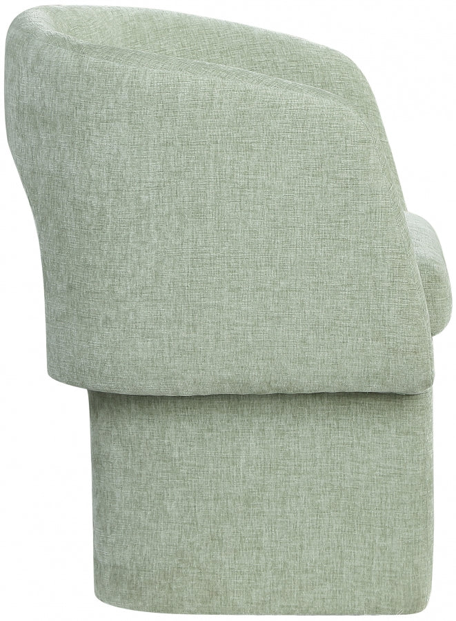 Fauteuil d'appoint rembourré en chenille Vivi