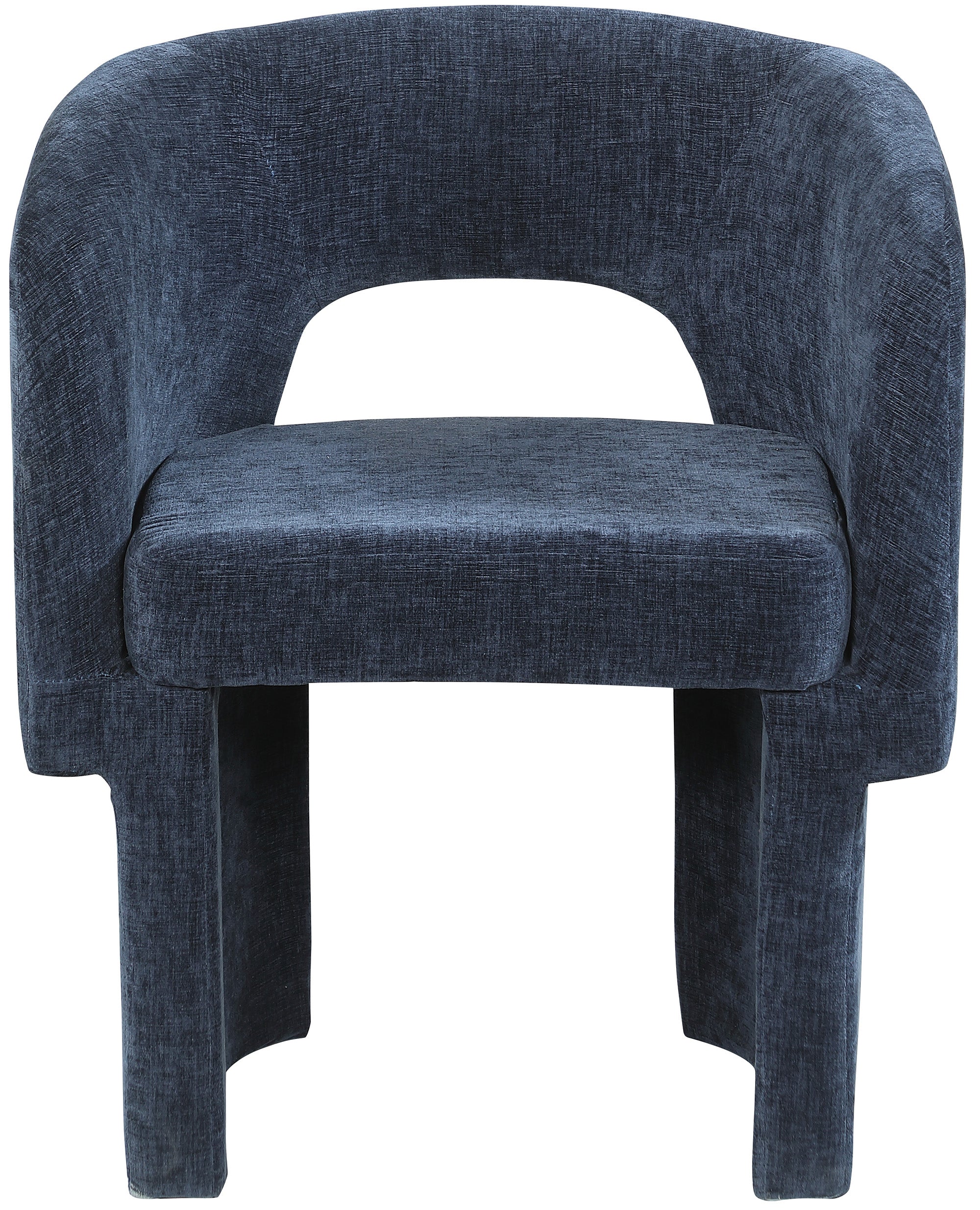 Fauteuil d'appoint rembourré en chenille Vivi