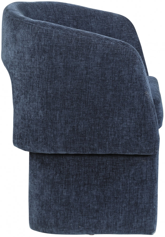 Fauteuil d'appoint rembourré en chenille Vivi